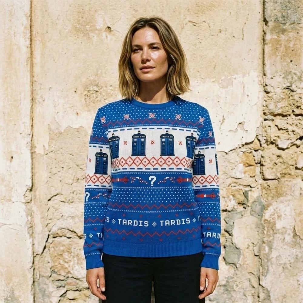 Marvis Mode - Almon | Bedruckter Strick Pullover Damen