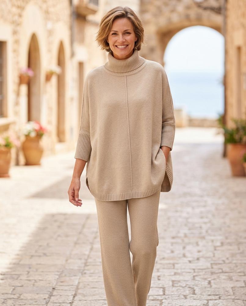Marvis Mode - Tiran | Gestrickt Locker Anzug Damen