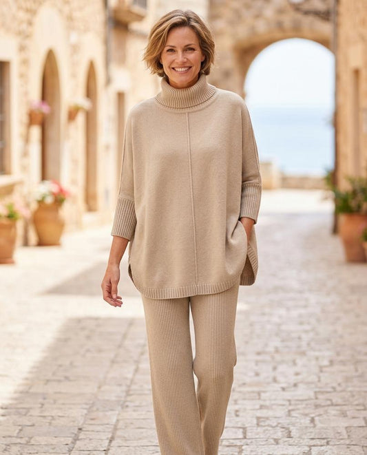 Marvis Mode - Tiran | Gestrickt Locker Anzug Damen