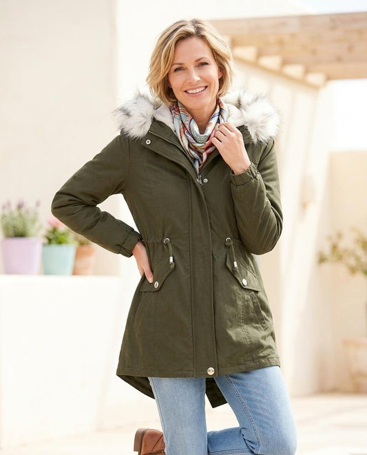 Marvis Mode - Zevan | Gefüttert Kapuzen Jacke Damen