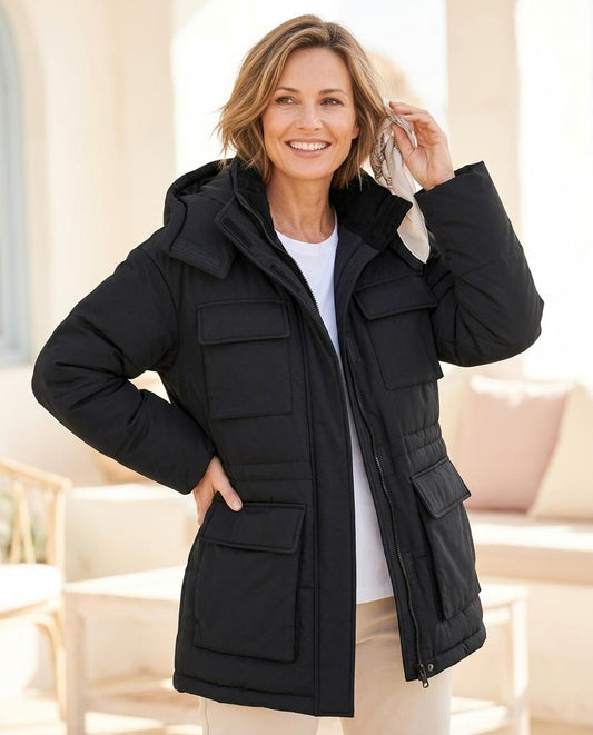 Marvis Mode - Corel | Gefüttert Hochgeschlossen Jacke Damen