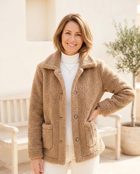 Marvis Mode - Canor | Gefütterte Texturierte Jacke Damen