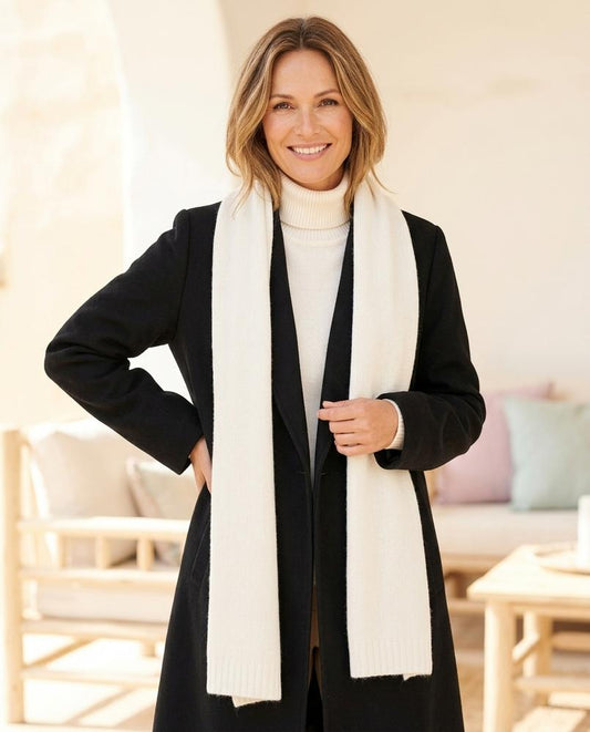 Marvis Mode - Elmel | Langer Knopfloser Mantel Damen