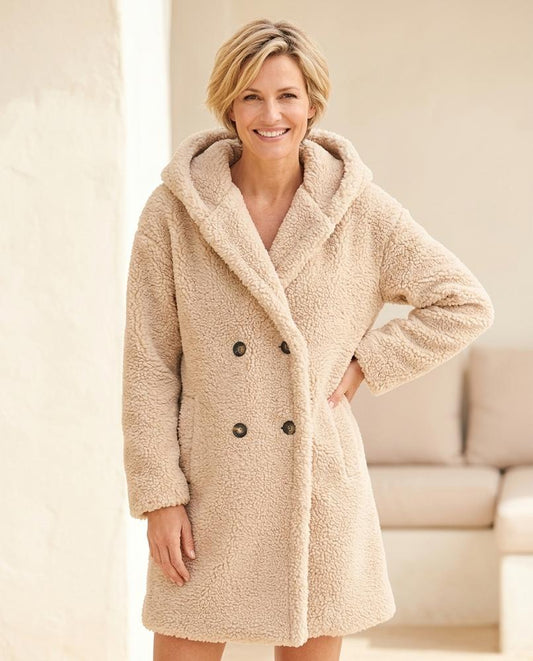 Marvis Mode - Saver | Gefütterter Teddy Mantel Damen