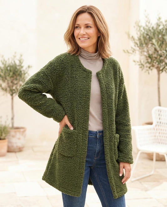 Marvis Mode - Tiral | Strukturiert Verschlusslos Cardigan Damen