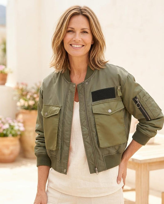 Marvis Mode - Mehen | Gefütterte Kurzgeschnittene Jacke Damen