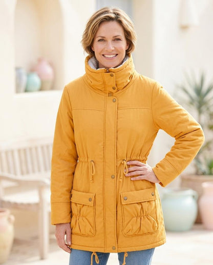 Marvis Mode - Zugal | Gefüttert Taillierbar Mantel Damen