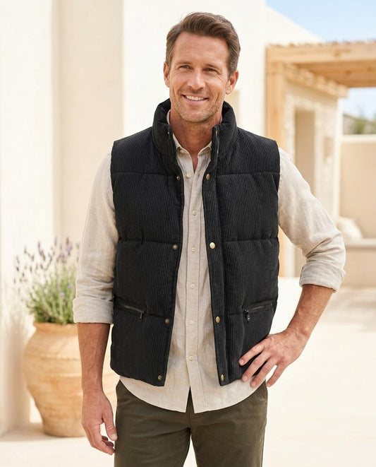 Marvis Mode - Yeked | Wattiert Zweifarbig Weste Unisex