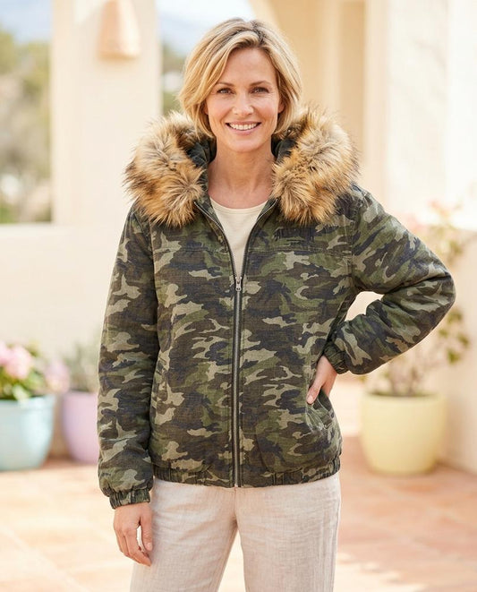 Marvis Mode - Vapad | Gefüttert Fellbesetzt Jacke Damen