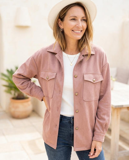 Marvis Mode - Eovit | Geknöpfte Locker Geschnittene Jacke Damen