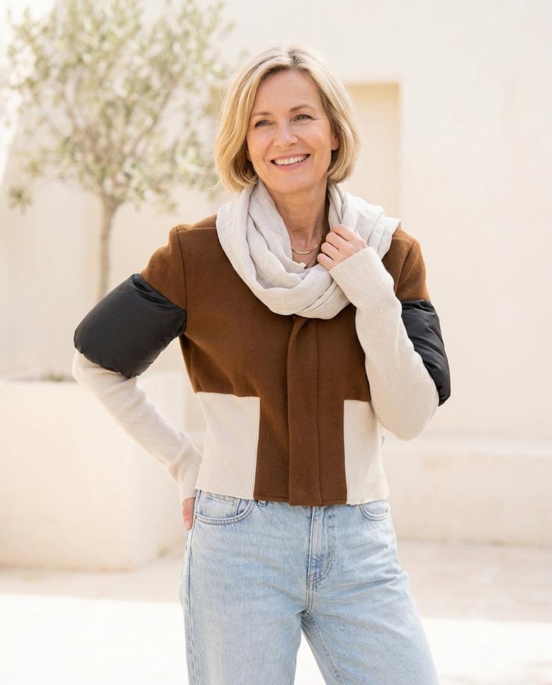 Marvis Mode - Nolis | Strukturiert Tailliert Jacke Damen