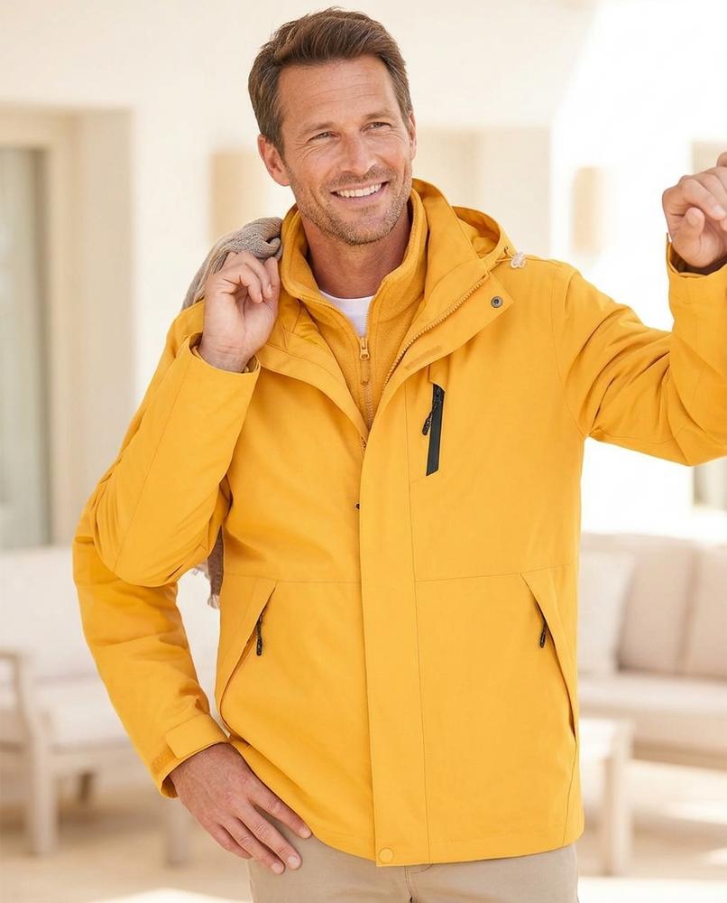 Marvis Mode - Miwet | Gefüttert Kombinierbar Jacke Herren