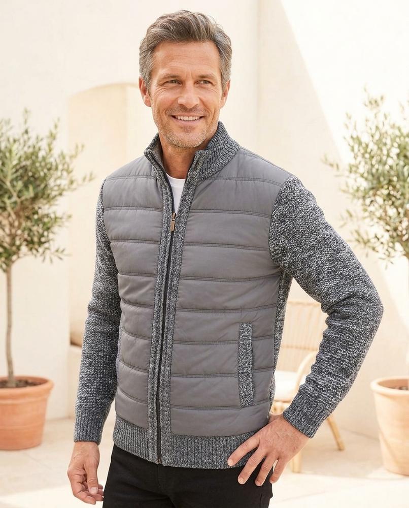 Marvis Mode - Lodus | Gesteppt Gefüttert Jacke Herren